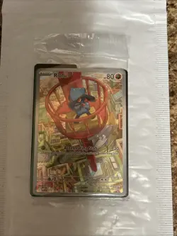 Pokemon TCG Riolu 010 ETB Promo Mega Evolutions Sealed - Image 1
