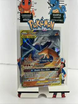 UNBROKEN BONDS RESHIRAM @ CHARIZARD GX POKEMON ULTRA RARE 20/204 NM - Image 1