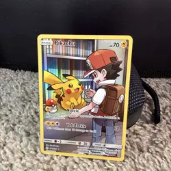 Pokemon TGC Pikachu Full Art Cosmic Eclipse 241/236 Secret Rare NM - Image 1