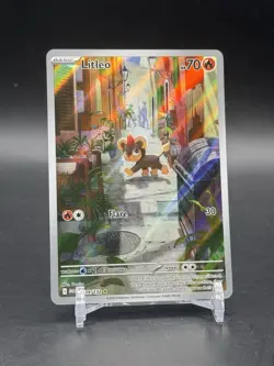 Litleo IR Illustration Rare 139/132 Mega Evolution English Pokemon TCG NM - Image 1
