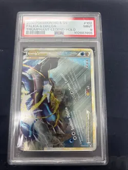 2010 POKEMON TRIUMPHANT PALKIA & DIALGA LEGEND Holo #102 PSA 9 MINT G25912 - Image 1