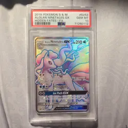 Pokemon PSA 10 Alolan Ninetales GX SV53/SV94 Sun & Moon Hidden Fates Shiny Vault - Image 1