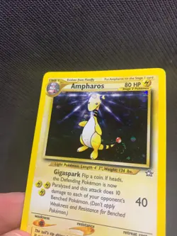 Ampharos 1/111 Pokemon TCG Neo Genesis Holo Rare MP/LP - Image 4