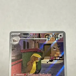 Pokemon Mega Evolution Gumshoos Illustration Rare 153/132 English IR Full Art - Image 5