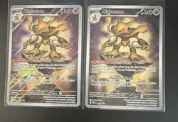 BOTH! Pokemon Center Stamped Alakazam 009 - English - Mega Evolutions ETB Promo - Image 1