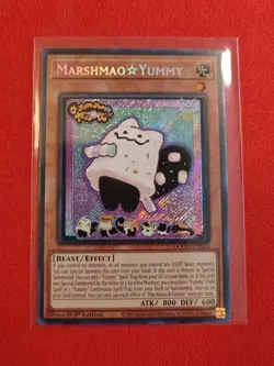 YU-GI-OH Marshmao Yummy DOOD-EN024 1st Edition ✨ Secret Rare NM - Image 1