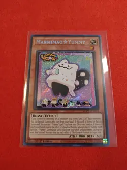 YU-GI-OH Marshmao Yummy DOOD-EN024 1st Edition ✨ Secret Rare NM - Image 2