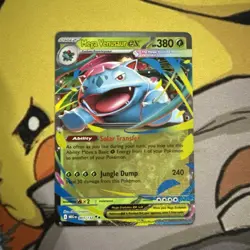 Mega Venusaur EX 003/132 Mega Evolution Holo Rare Pokemon Card - Image 1