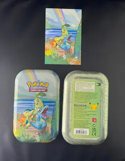Opened Pokemon Trading Card Game Mini Tins with Art Cards No Coins No Packs - Image 4