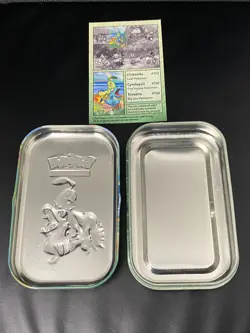 Opened Pokemon Trading Card Game Mini Tins with Art Cards No Coins No Packs - Image 5