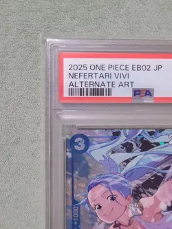 PSA 10 One Piece Japanese Card Nefertari Vivi SR Parallel Arternate Art EB02 - Image 2