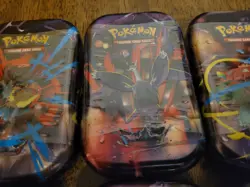 Pokemon Trading Card Game Mega Heroes Mini Tin Lot Of 10 New Sealed - Image 4