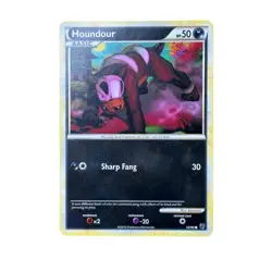 Houndour 53/90 2010 Pokemon Card HeartGold SoulSilver Common TCG MP/LP - Image 1