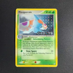 Masquerain 39/107 Reverse Holo Stamped Pokemon EX Deoxys 2005 TCG Era Card - Image 1