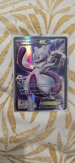 Mewtwo EX 98/99 Next Destinies Ultra Rare Textured Full Art Holo Pokemon Card - Image 1