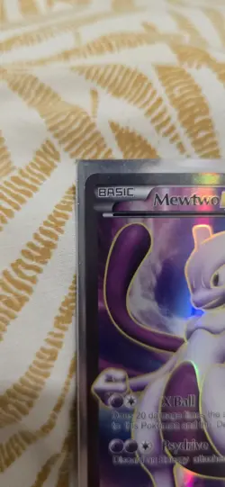 Mewtwo EX 98/99 Next Destinies Ultra Rare Textured Full Art Holo Pokemon Card - Image 3