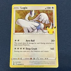 Lugia 022/025 Holo Rare Celebrations 25th Anniversary Pokemon Card NM - Image 1
