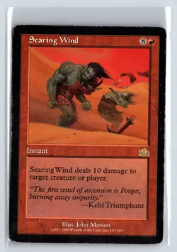 (2X) Searing Wind Prophecy Rare - MTG Magic the Gathering Card - Image 1