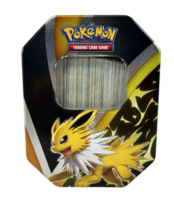 Pokemon TCG Trading Card Mixed Lot of 370 Modern Cards in Collectible Tin - Image 1