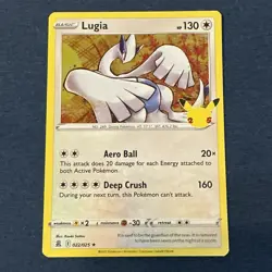 Lugia 022/025 Holo Rare Celebrations 25th Anniversary Pokemon Card NM - Image 1