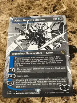 KAITO, DANCING SHADOW Magic MTG Phyrexia: All Will Be One Borderless - Image 1