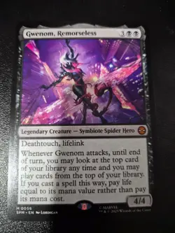 MTG Gwenom, Remorseless from Marvel's Spider-Man. Never Played. - Image 1