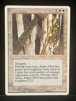 MTG x1 Angry Mob 4th Edition Alternate (LP) - Image 1