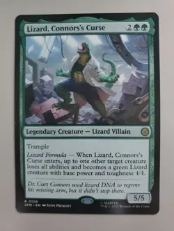 MTG Lizard, Connors's Curse Marvel's Spider-Man Regular Rare - Image 1