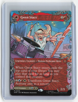 Gwen Stacy / Ghost-Spider (Borderless) - Marvel's Spider-Man - MTG - Image 1