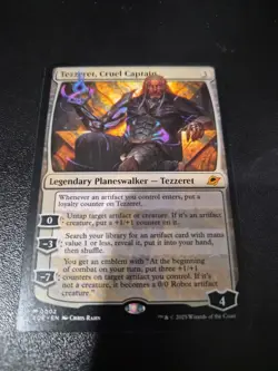 MTG Tezzeret, Cruel Captain from Edge of Eternities. Never Played. - Image 1