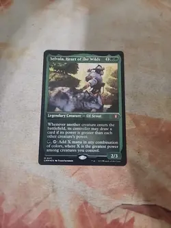 Selvala, Heart Of The Wilds Foil Etched Commander Masters MTG NM - Image 1