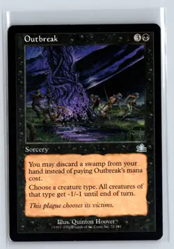 (2X) Outbreak Prophecy Uncommon - MTG Magic the Gathering Card - Image 1