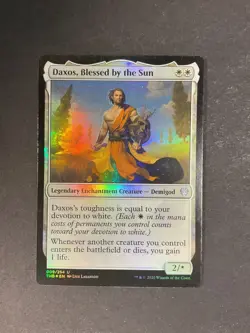 Daxos, Blessed By The Sun - Theros Beyond Death - Magic the Gathering - MTG Foil - Image 1