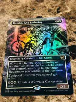 KEMBA, KHA ENDURING Magic MTG Phyrexia: All Will Be One Borderless Foil - Image 1