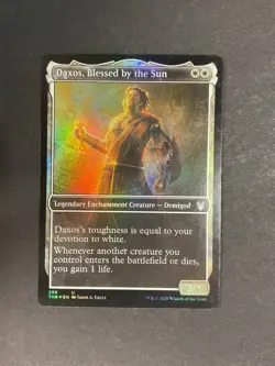 Daxos, Blessed by the Sun - Showcase Foil - Theros Beyond Death - Magic - MTG - Image 1