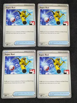 4x Pokemon Super Rod Prize Pack Series PAL 188/193 - Image 1