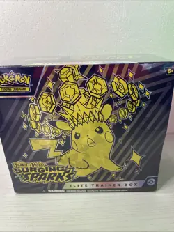 Pokemon TCG Scarlet & Violet Surging Sparks Elite Trainer Box ETB Factory Sealed - Image 1