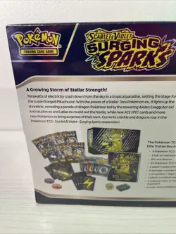 Pokemon TCG Scarlet & Violet Surging Sparks Elite Trainer Box ETB Factory Sealed - Image 4