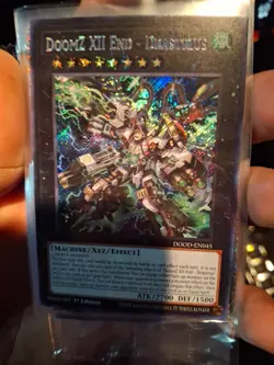 Yugioh DoomZ XII End - Drastrius DOOD-EN045 Secret Rare 1st Edition NM - Image 3