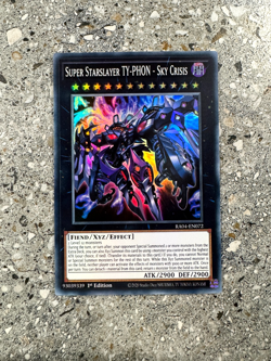 Yugioh Super Starslayer TY-PHON - Sky Crisis RA04-EN072 Super Rare 1st Ed NM-M - Image 1
