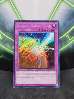 Yugioh Blazing Mirror Force DOCS-EN0376 Secret Rare 1st Edition NM - Image 1