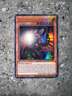 Yugioh TCG Fiendsmith Engraver RA04-EN049 Ultra Rare 1st Edition NM-M - Image 3