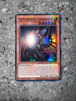 Yugioh TCG Fiendsmith Engraver RA04-EN049 Super Rare 1st Edition NM-M - Image 3