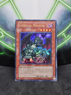 Yugioh Infernal Dragon DP04-EN010 Ultra Rare NM - Image 1