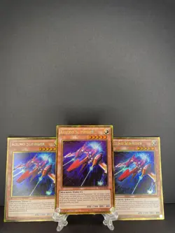 Yugioh Kozmo Sliprider PGL3-EN026 1ST GOLD X3 (NM) - Image 1