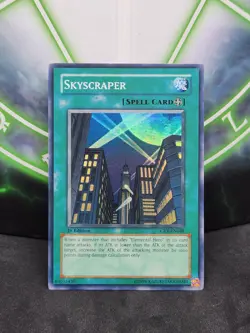 Yugioh Skyscraper CRV-EN048 Super Rare 1st Edition LP - Image 1