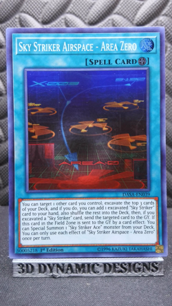 | Yugioh Sky Striker Airspace - Area Zero DASA-EN039 Super Rare NM 🔥 | - Image 1