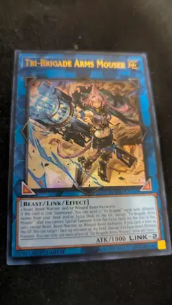 Yugioh 1X NM Tri-Brigade Arms Mouser - DOOD-EN051 - Ultra Rare 1st Edition - Image 1