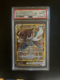 Hisuian Samurott VSTAR - 209/189 Pokemon Astral Radiance Secret Rare Card PSA 10 - Image 1