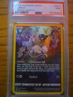 Mew Crown Zenith SWSH Galarian Gallery GG10/GG70 PSA 9 Pokemon Card - Image 1